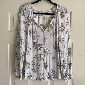 Lucky Brand Henley Blouse